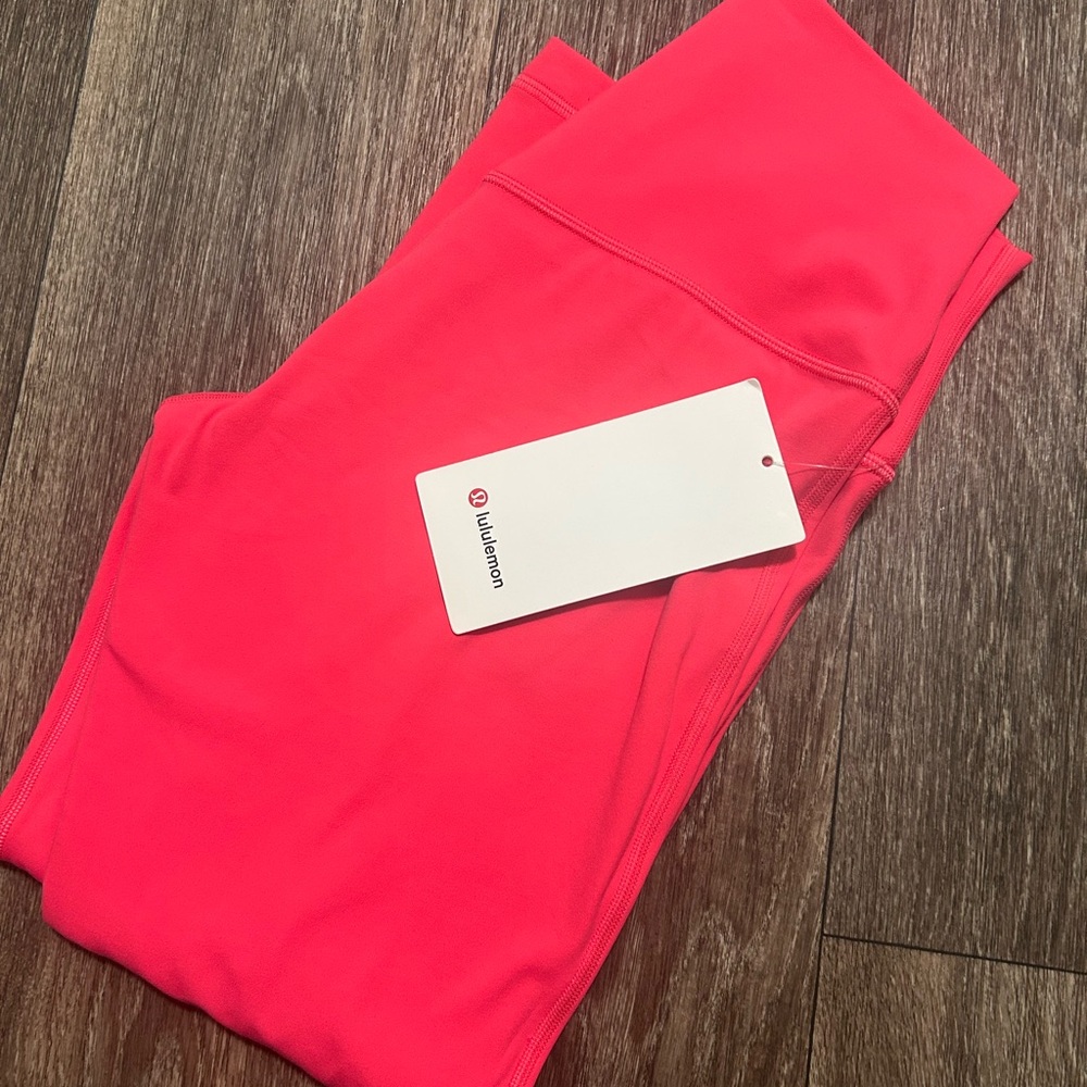 Lululemon Athletica hot pink Align HR Crop 23"